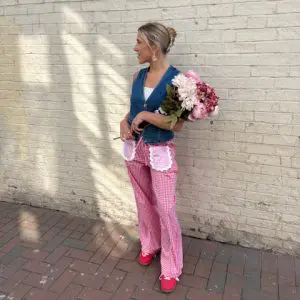 Gingham Trousers in 2 Colours