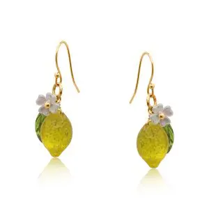 Big Metal London Santorini Lemon Drop Earrings