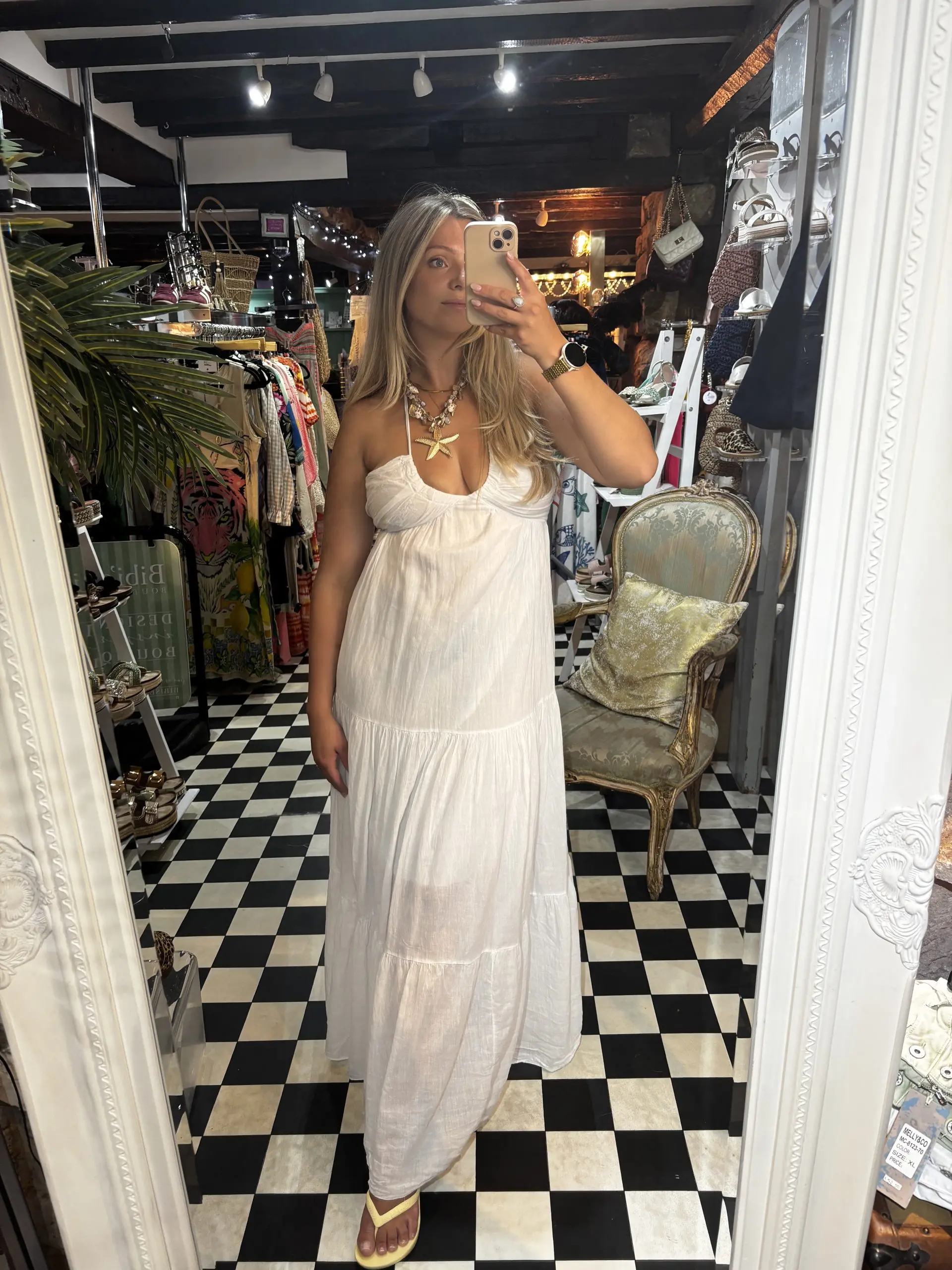 Cotton Halter Neck Maxi Dress in 4 colours