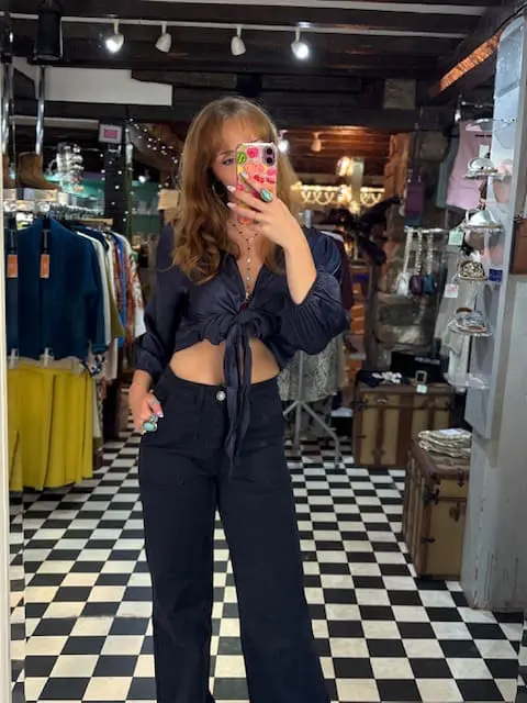 Silky Satin Wrap Bollero Style Top in 5 Colours