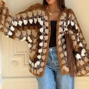 Crochet Patchwork Cardigan