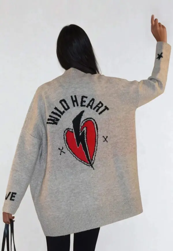 religion wild heart cardigan