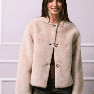 Faux Mink Style Coat