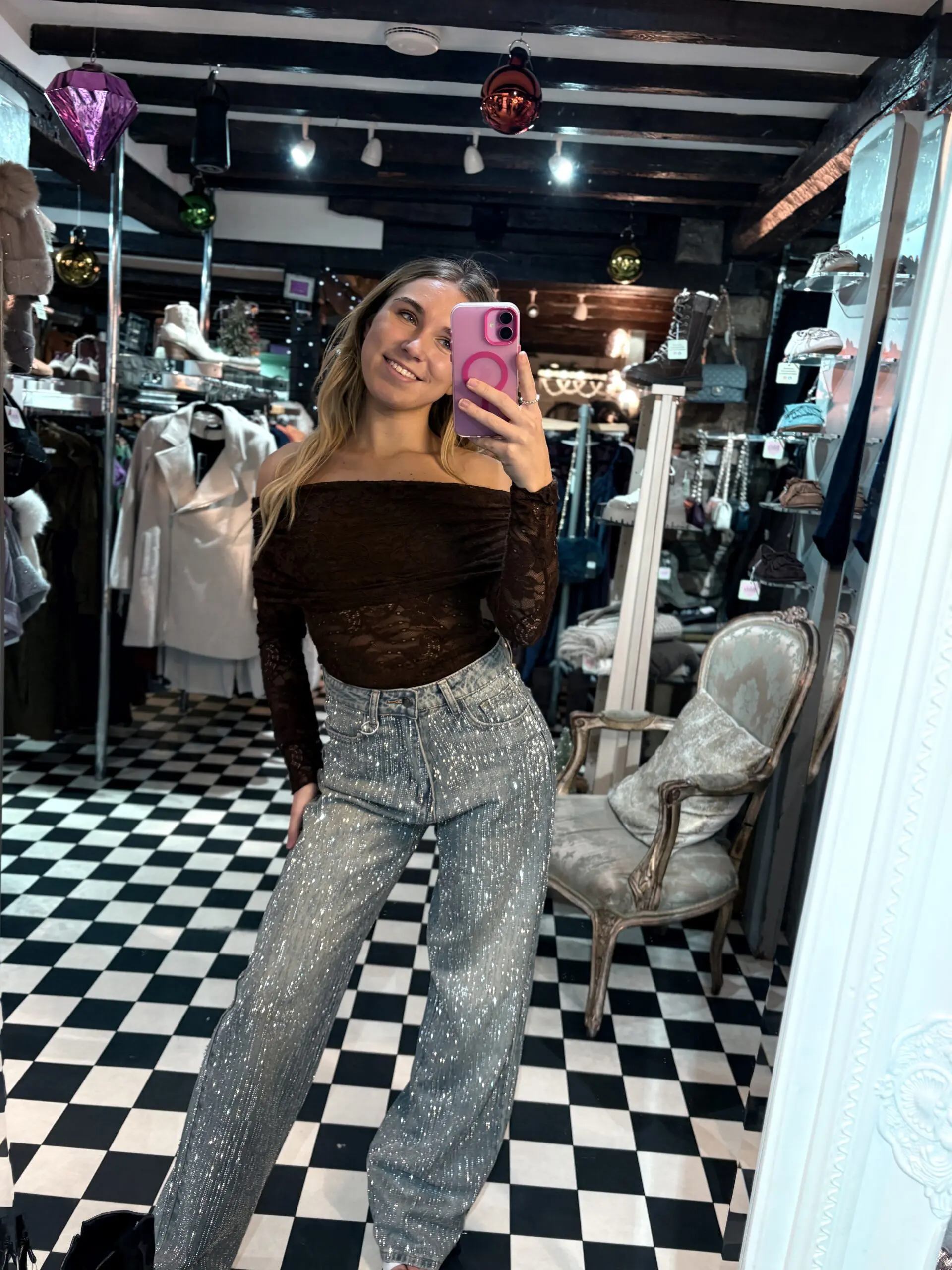 Melly & Co Diamanté Jeans