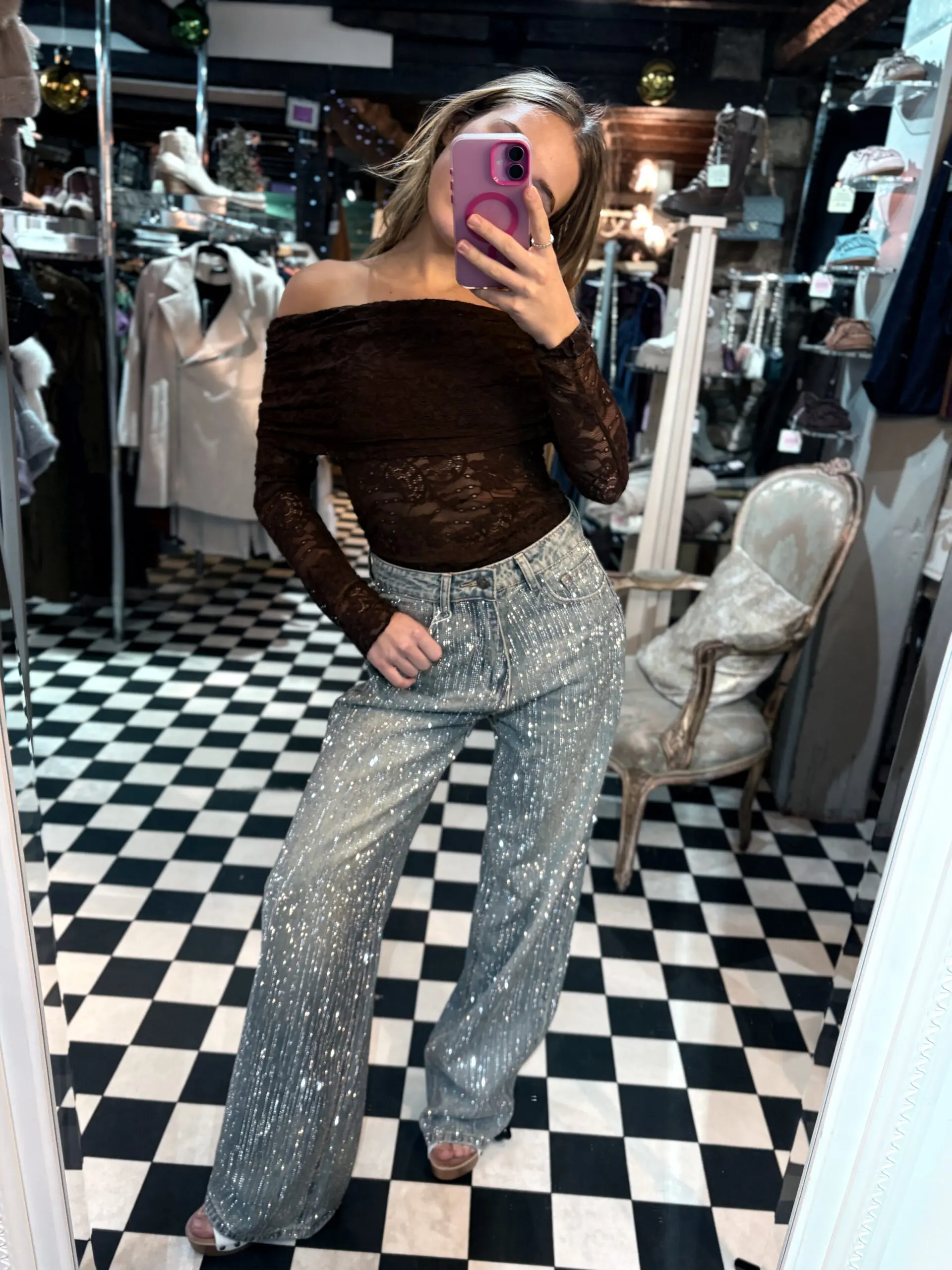 Melly & Co Diamanté Jeans