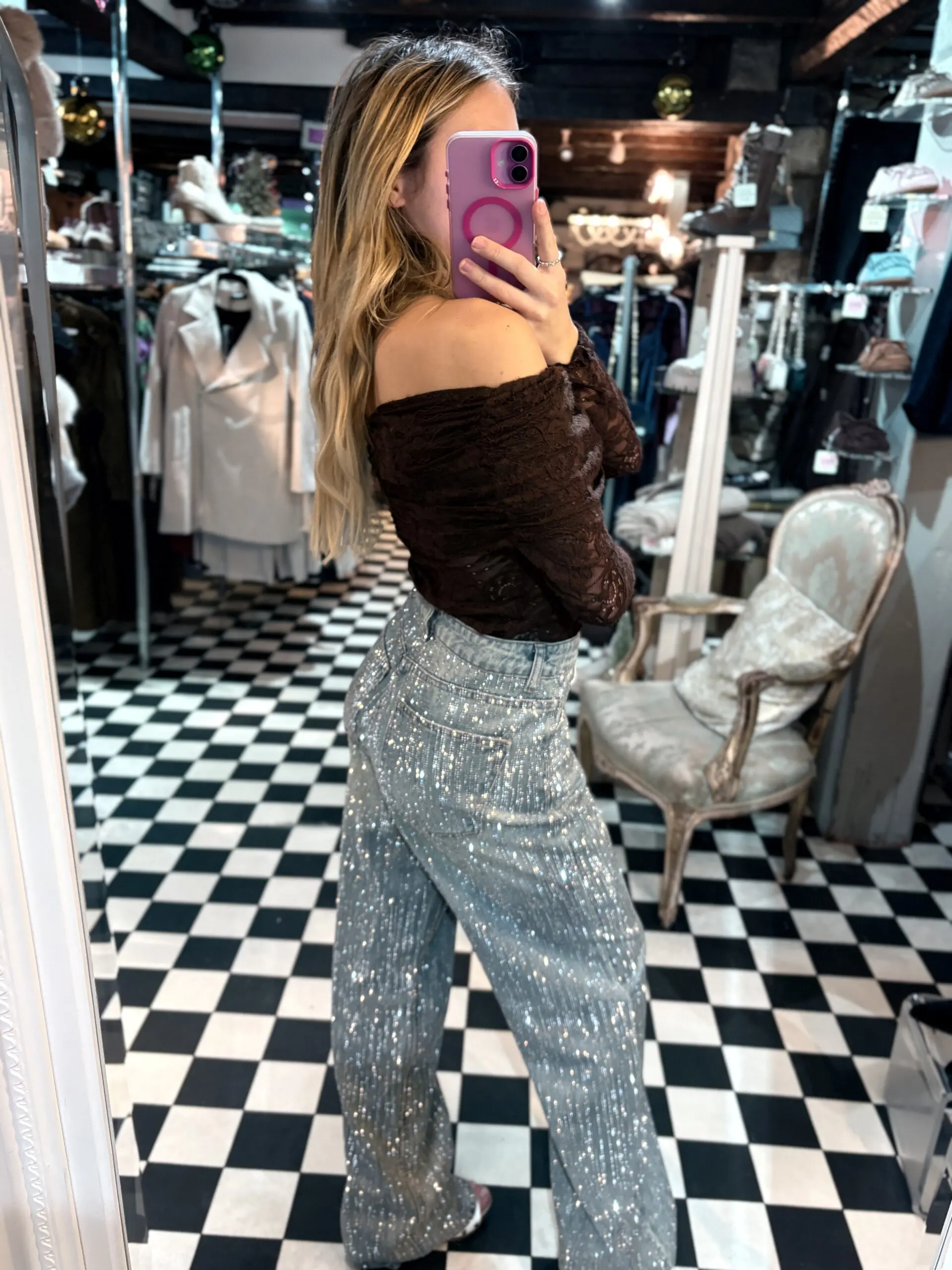 Melly & Co Diamanté Jeans