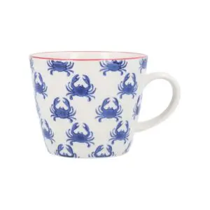 Stoneware Mug 12.5cm - Navy Crab