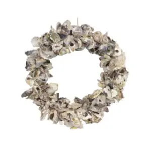 Wreath 30cm - Oyster Shell