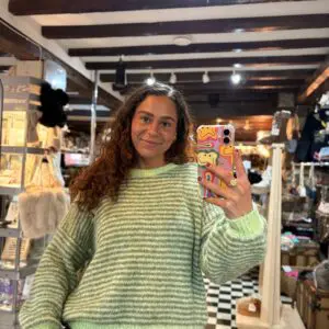 Mint Green Stripe Jumper