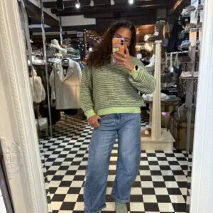 Light Denim Barrel Jeans