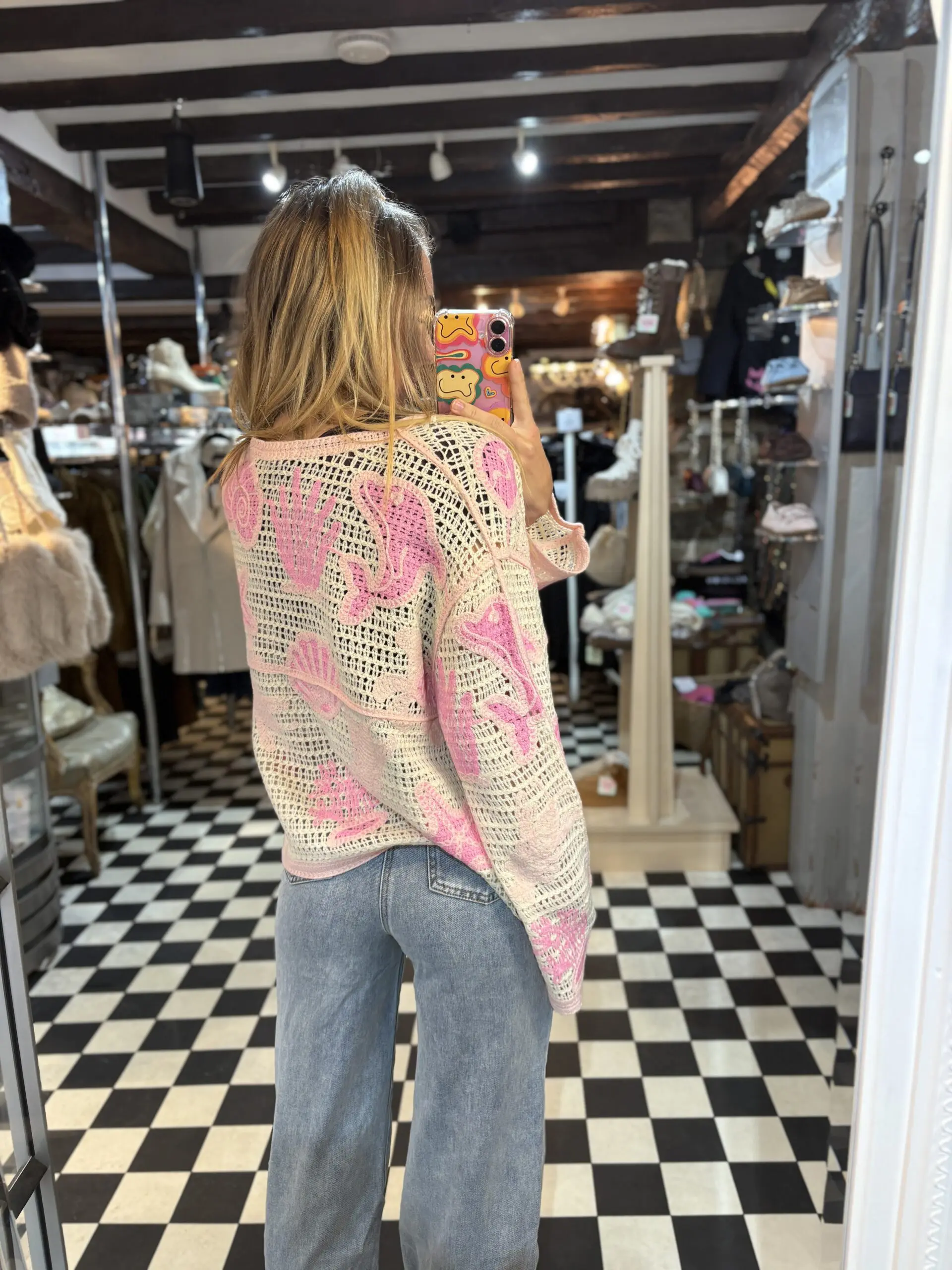 Crochet Sealife Top in 4 Colours