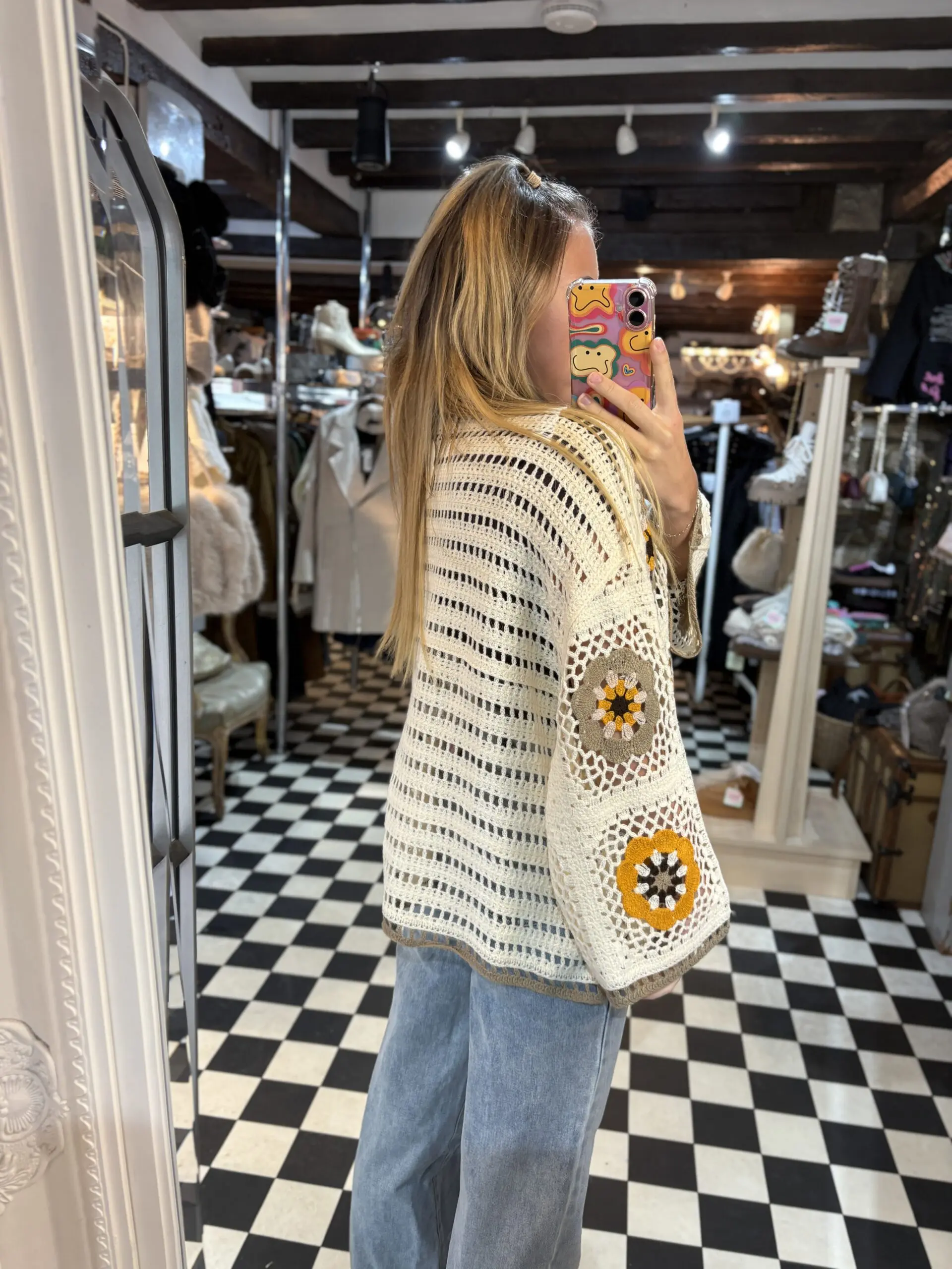 Crochet Cardigan in 2 Colours