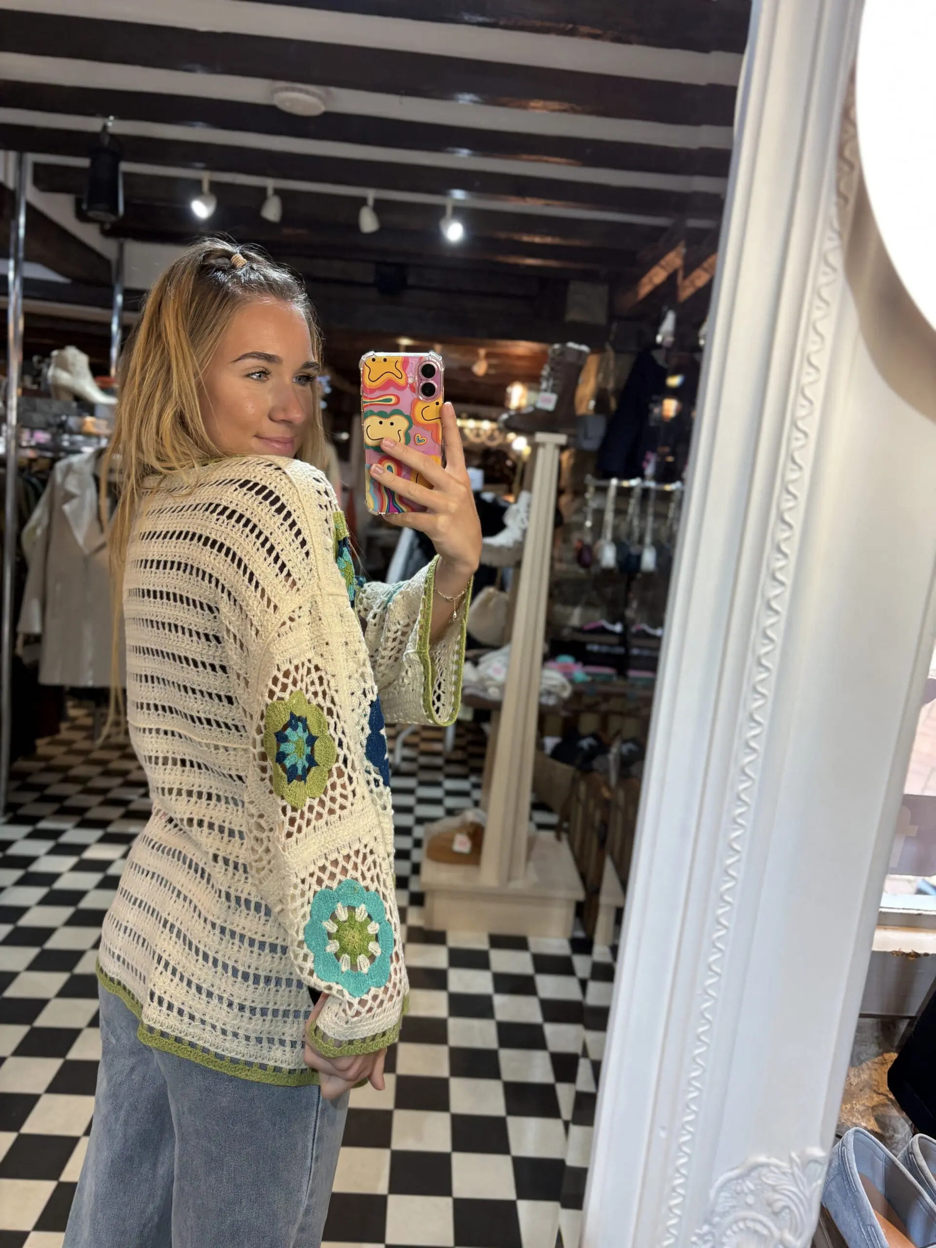 Crochet Cardigan in 2 Colours