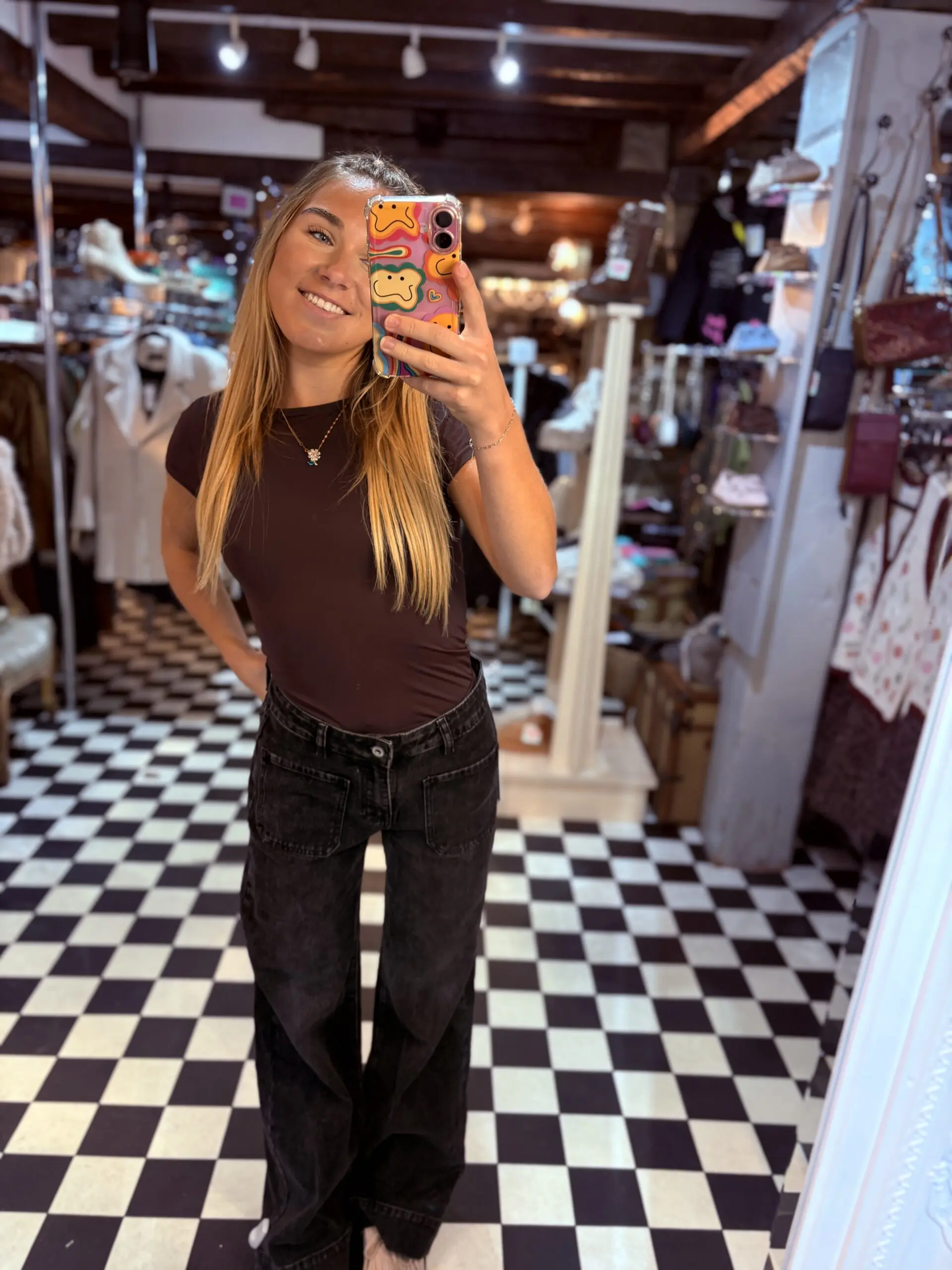 Grey Denim 2 Pocket Jeans