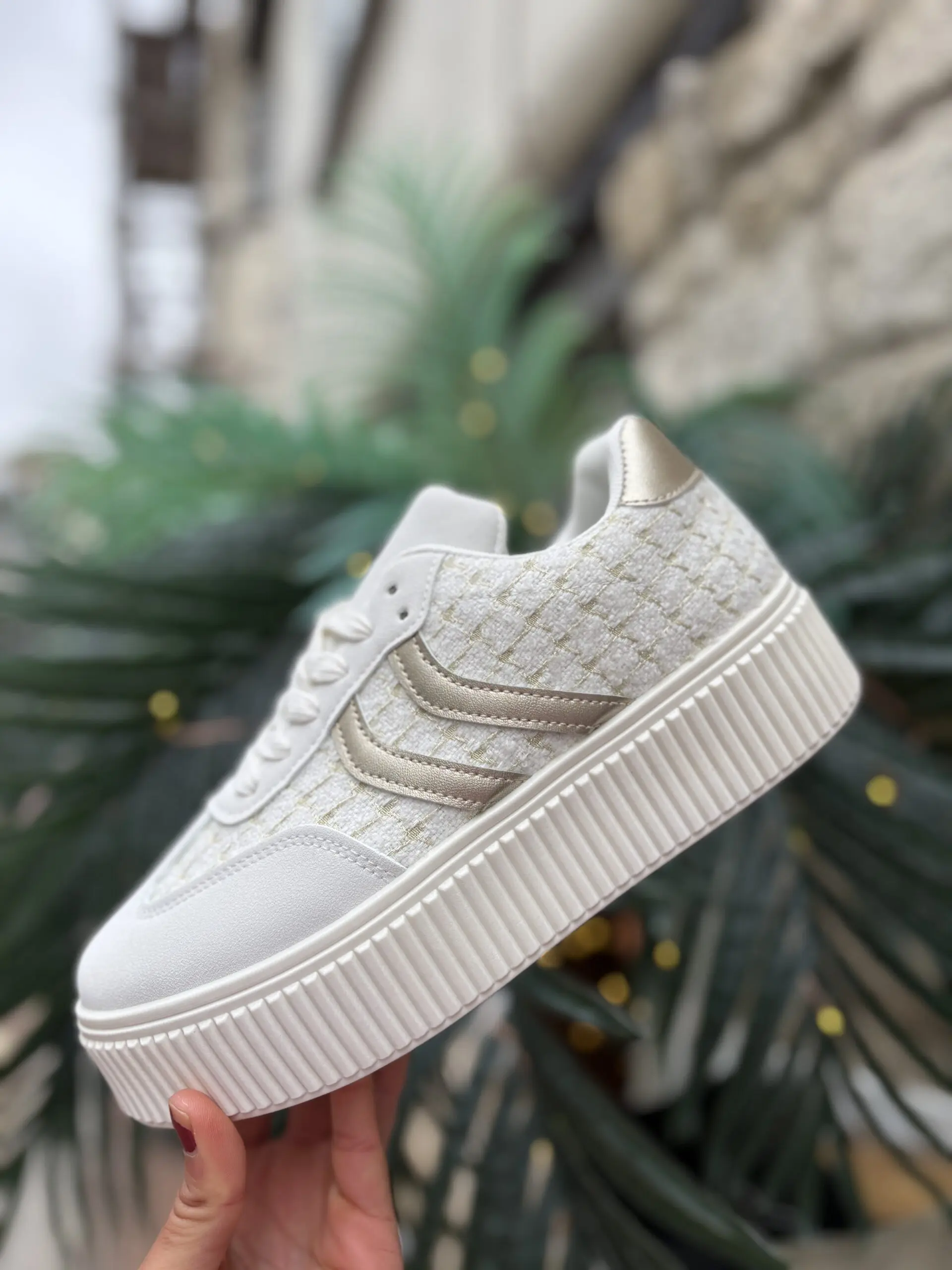 Tweed Creeper Style Trainer