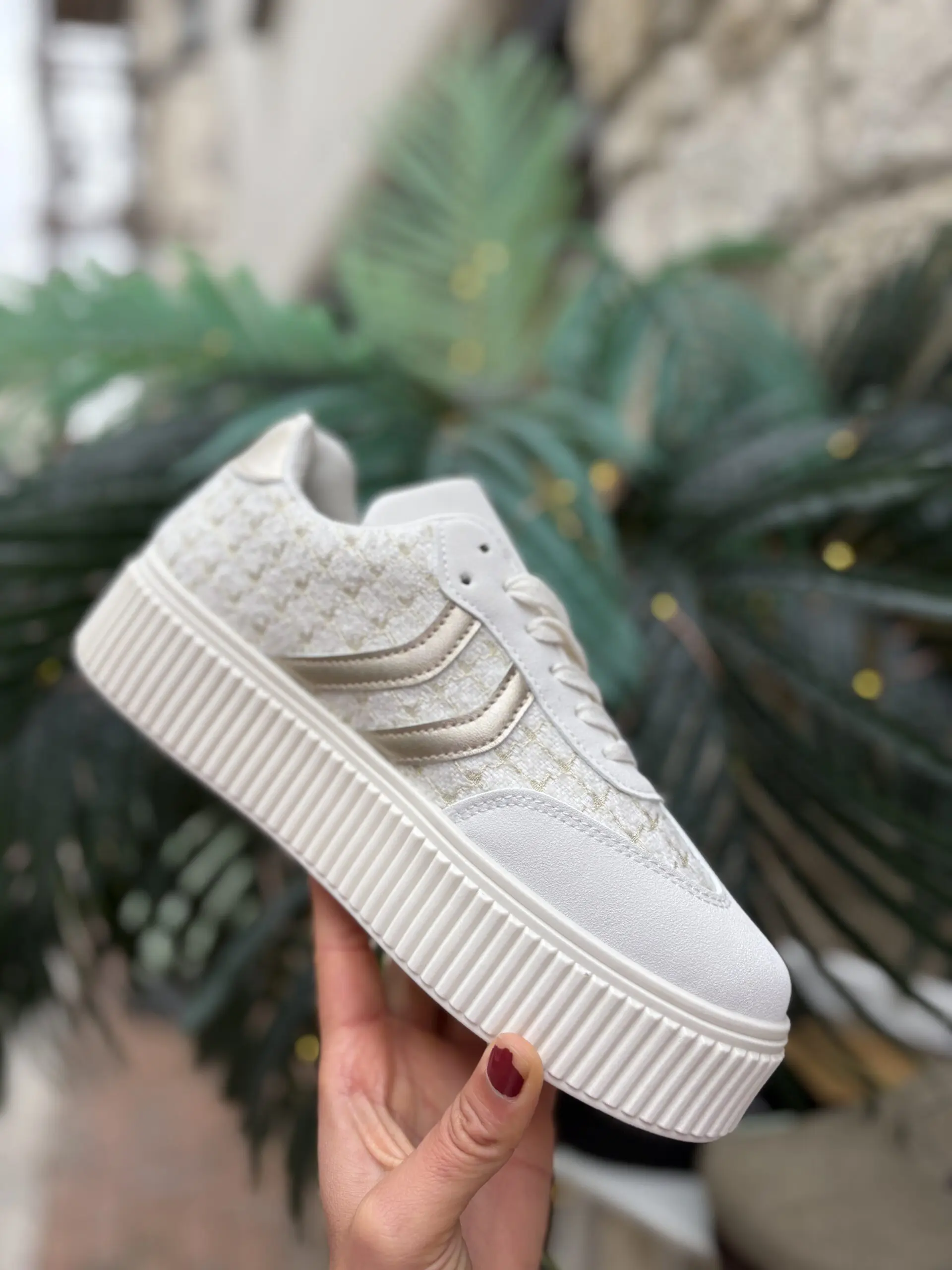 Tweed Creeper Style Trainer