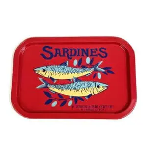 RETRO "SARDINES TIN" SERVING TRAY