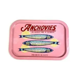 RETRO "ANCHOVIES TIN" SERVING TRAY