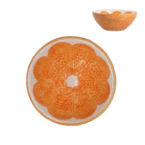 Ceramic Pinch Bowl 10cm - Orange Slice