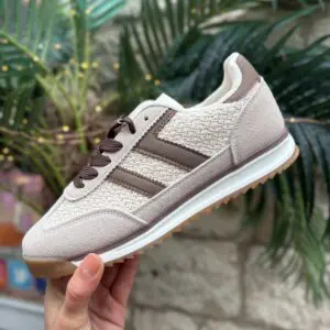 Beige and Brown Trainer