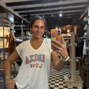 Ibiza Beaded T Shirt