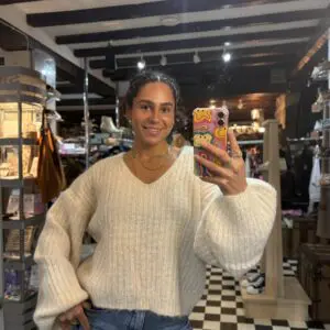 Cream Soft Knit Jumper