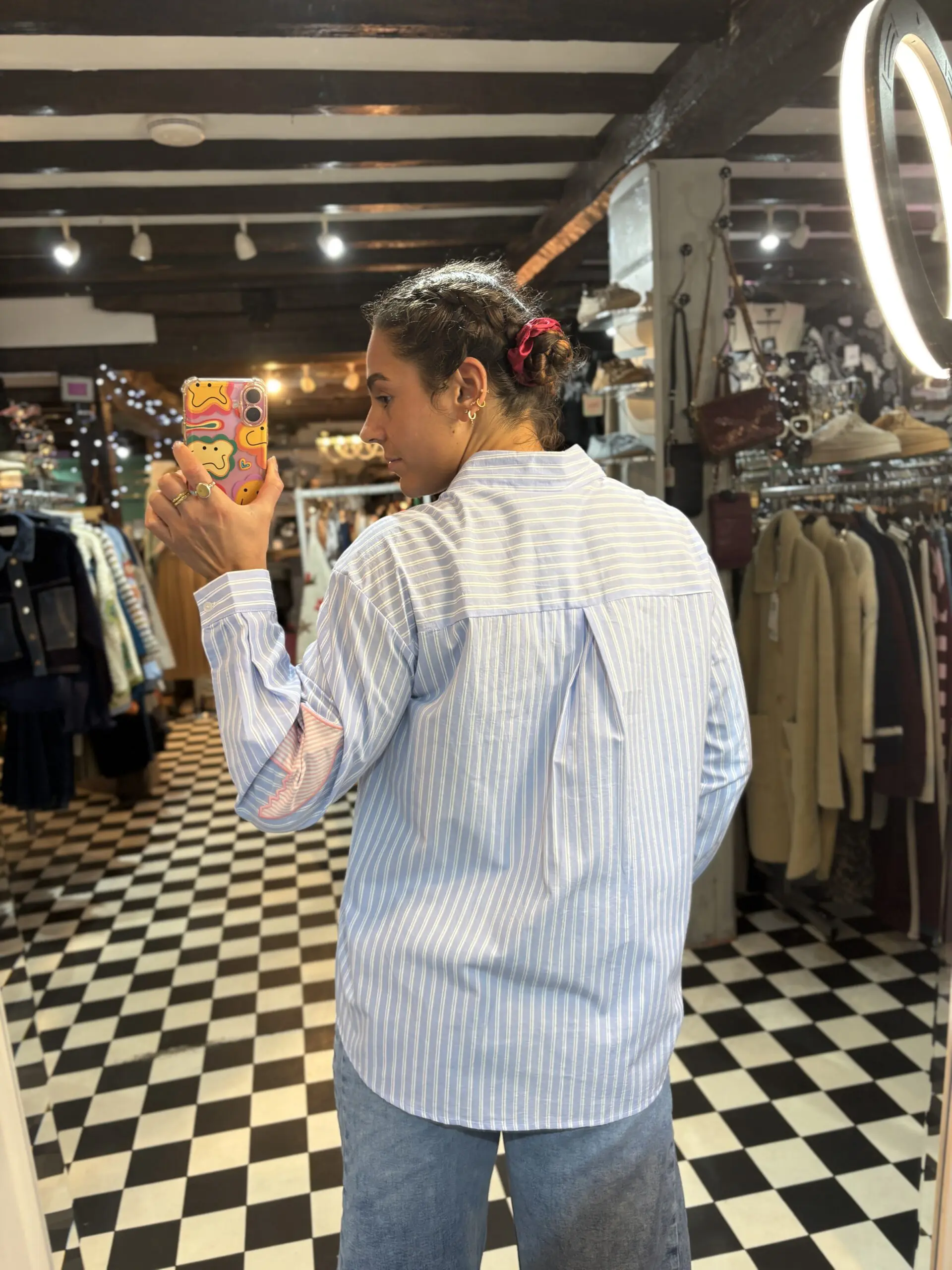 Patchwork Stripe Shirt