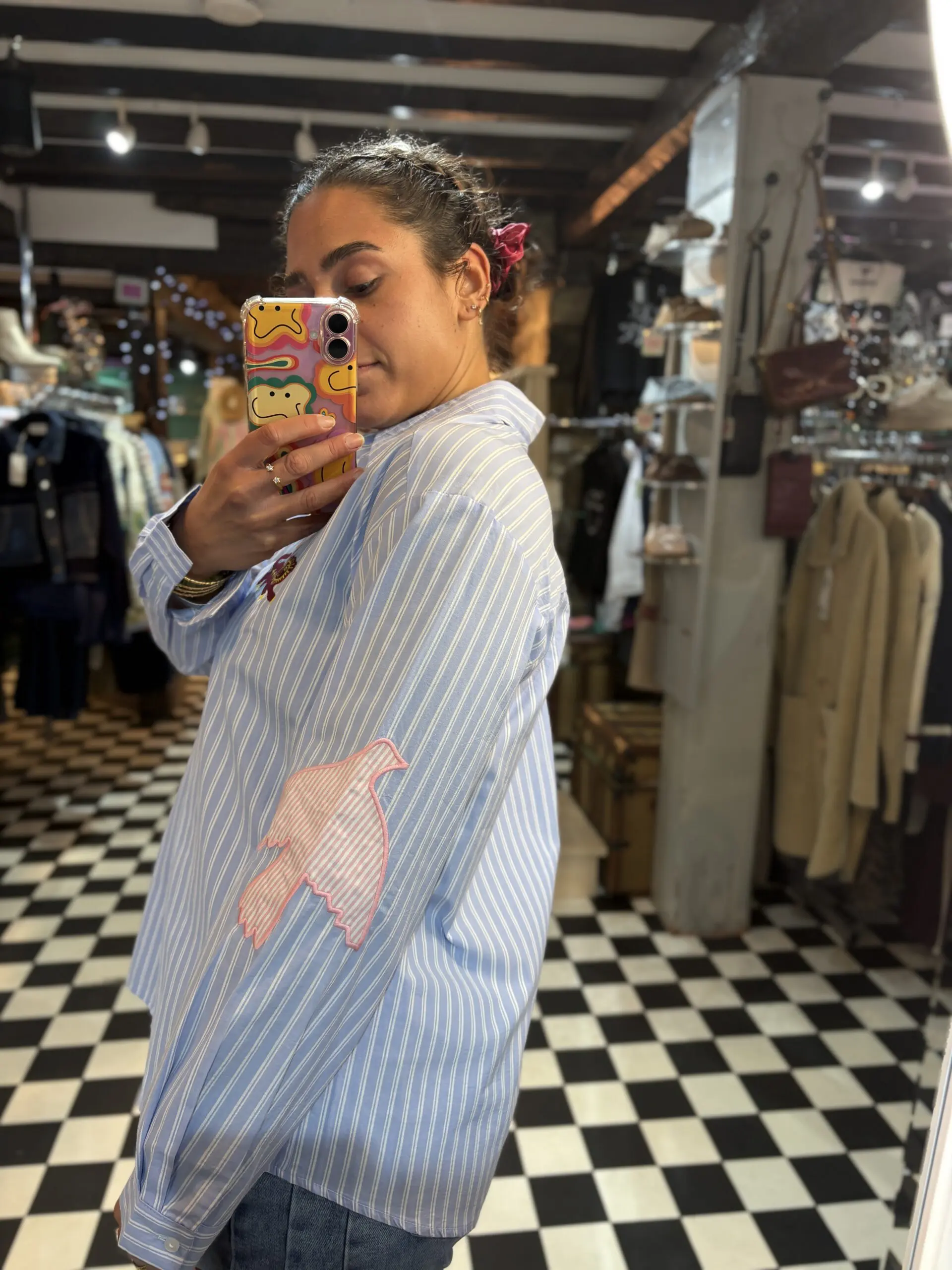 Patchwork Stripe Shirt