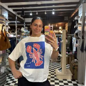 Blue Lobster T Shirt
