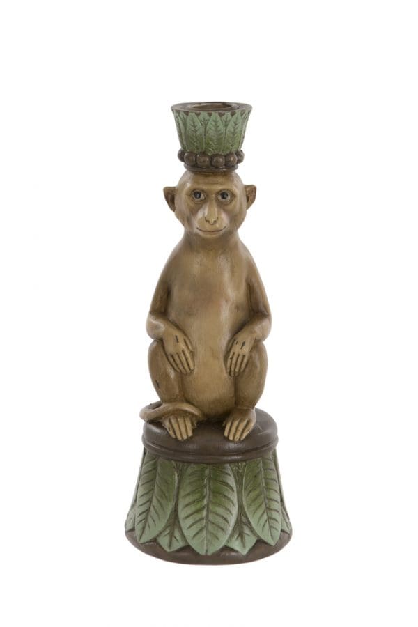 Monkey Candleholder (Natural)