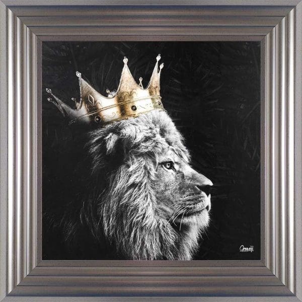 Lion King Left Framed Wall Art - Image 2
