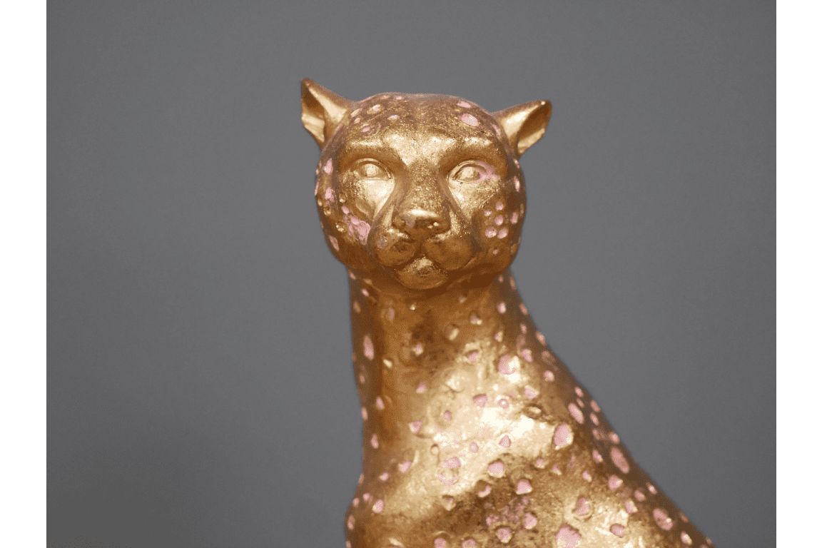 GOLD LEOPARD BOOKENDS - Image 5