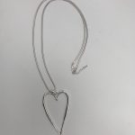 Jess and Lou Heart Pendant On Long Necklace