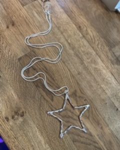 Jess and Lou star pendant necklace