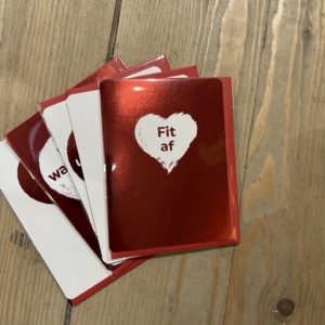 Fit AF valentines card
