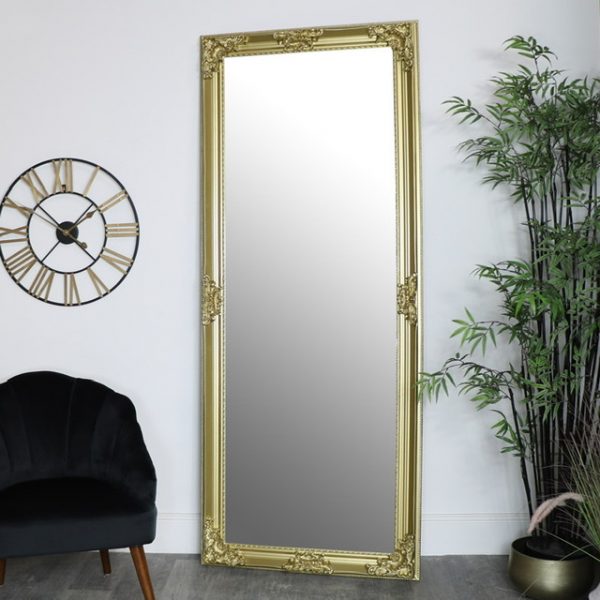 Large Ornate Antique Mirror