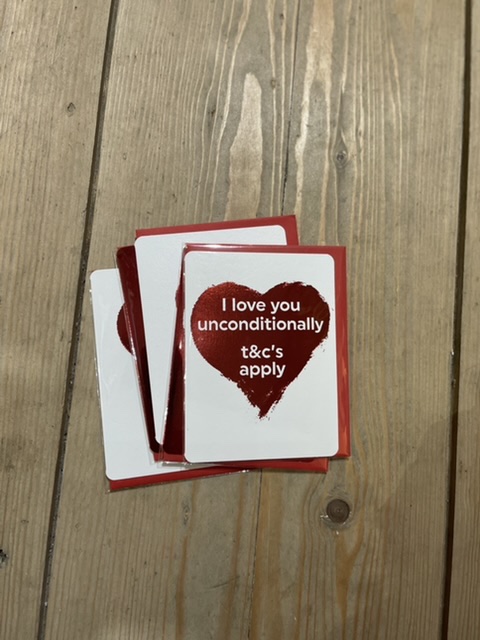 Valentines unconditional card