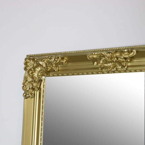 Large Ornate Antique Mirror