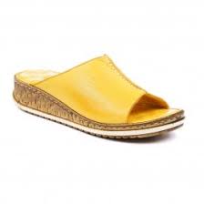Lunar Harmony Yellow Leather Sandal