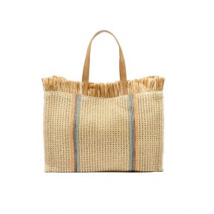 Large Woven Beach Bag Tote