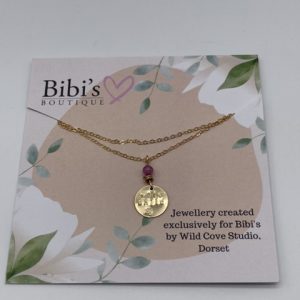 Wild Cove Gold Filled ‘Wild Child’ Pendant Necklace