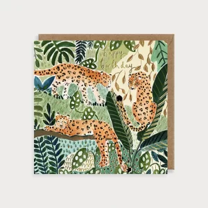 Leopards Birthday Card