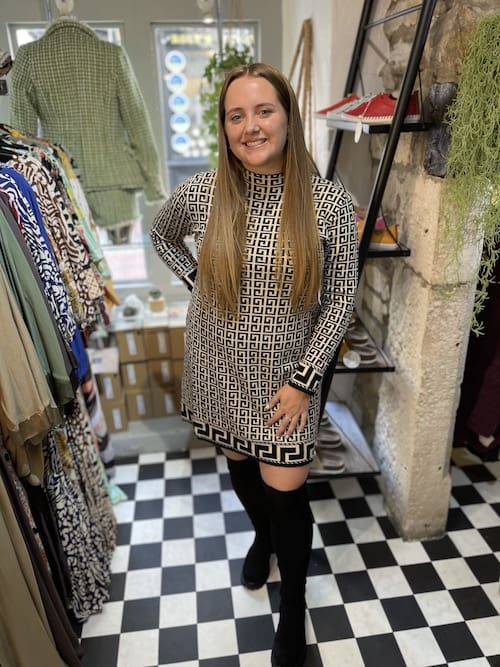 Shift Style Jumper Dress in 3 Colours 