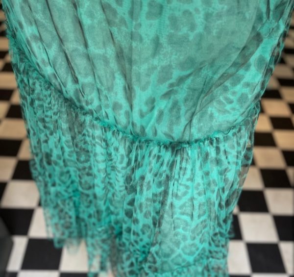 Leopard Print Net Skirt in Multiple Colours