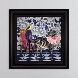 Zebra Picture Time Wall Art