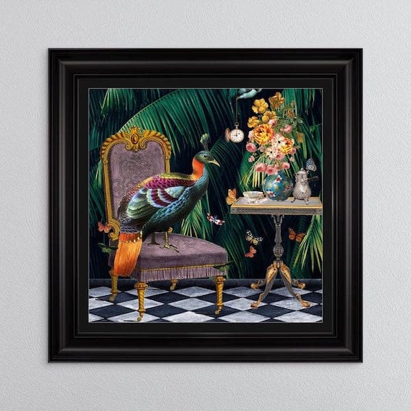 Peacock Tea Time Artwork