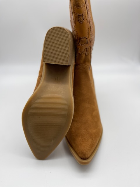 Long Camel Cowboy Boots