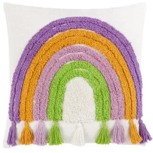 Rainbow Tassels Cushion