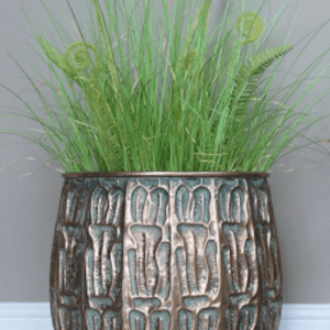 Large Bronze Planter