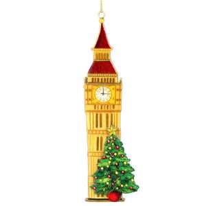 London Big Ben Christmas Bauble